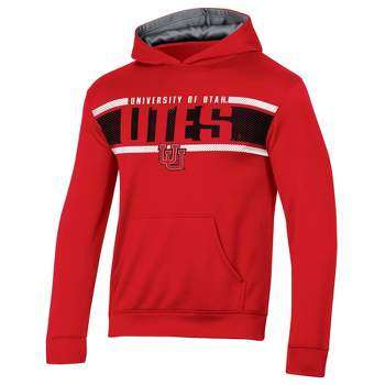 NCAA Utah Utes Boys' Poly Hooded Sweatshirt