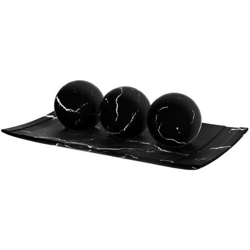 Creative Scents Black Marble Toilet Paper Roll Holder : Target