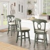 24" South Hill Napoleon Back Swivel Counter Height Chair - Inspire Q - 2 of 4