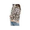 Women's Leopard print pullover with trim - RD Style - 2 of 3