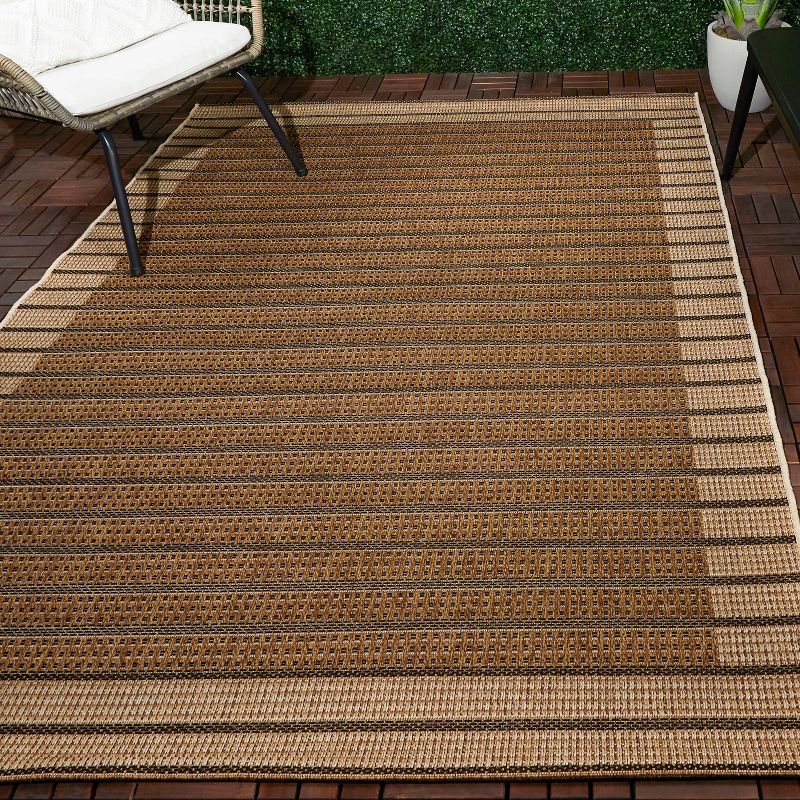 Hickory Square Outdoor Rug Tan - Threshold™, 2 of 6