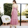 Anna-Kaci Women's Adjustable Spaghetti Strap Boho Lace Maxi Dress - 2 of 4