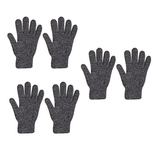 Quietwear Men's 3-Pair Pack Grip Dot Assorted Gloves