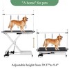 47'' Electric Dog Grooming Table, Heavy Duty Height Adjustable Lifting Grooming Table with Arm, Hooks, Leash, Pet Grooming Lift Table - 4 of 4