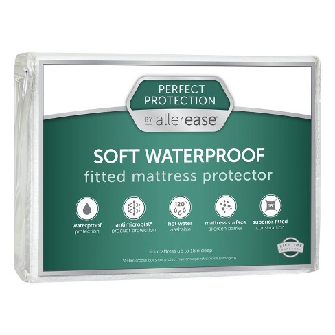 Classic Hypoallergenic Smooth Waterproof Mattress Protector –