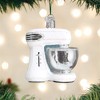 Old World Christmas Glass Blown Ornament, White Electric Mixer - 3 of 3