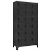 vidaXL Locker Cabinet Anthracite Steel 35.4 x 15.7 x 70.9 in - 2 of 4