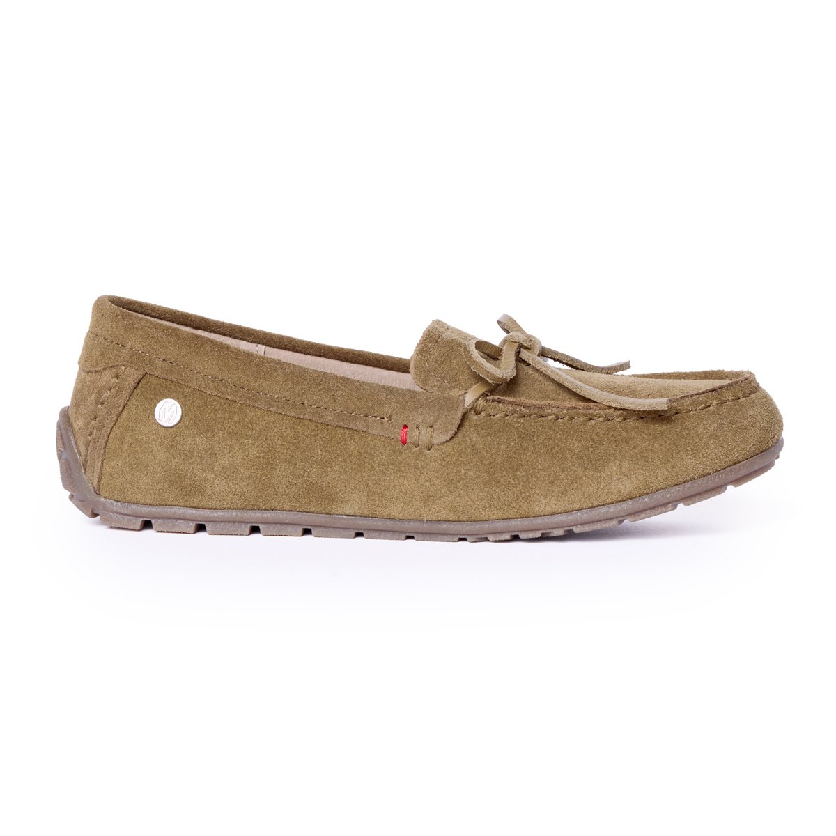 Женские туфли Minnetonka Women's Suede Loafer Moc 6000407 Sage - 10 — фото 5
