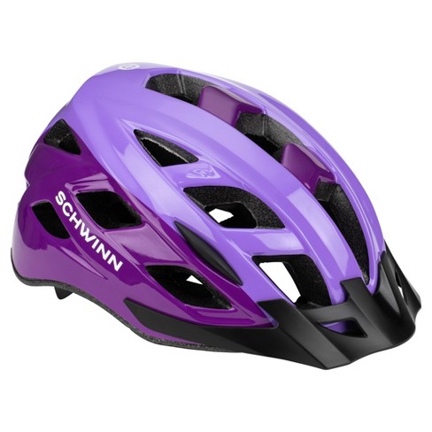 Purple cycle helmet on sale