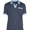 Lands' End Men's Short Sleeve Tipped Welt Pocket Supima Polo - 3 of 4