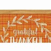 Gallerie II Embellished Thankful Framed Canvas Wall Décor 12" x 12" Inches. - 2 of 3