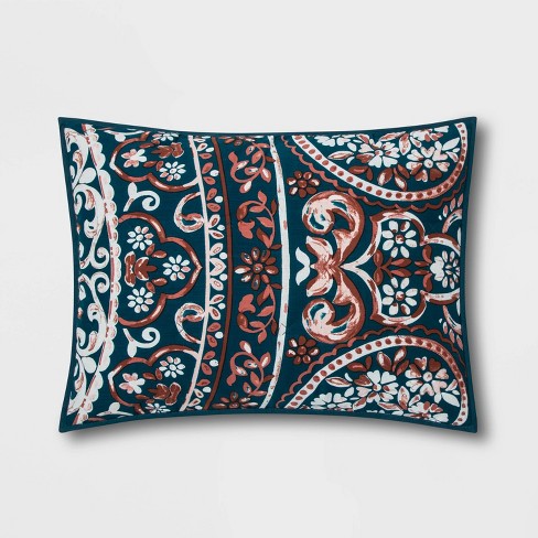 Standard Paisley Tufted Sham Teal Opalhouse Target