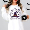 Simply Sage Market Women's Graphic Sweatshirt Witch Social Club Purple Hat - 2 of 4
