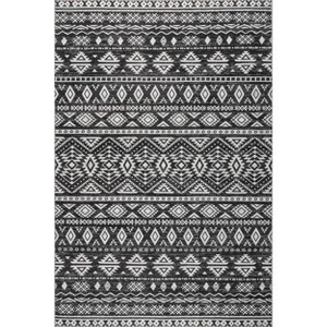 Nuloom Madlyn Pet Friendly Machine Washable Area Rug, 5' x 8', Charcoal - 1 of 4