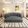 JOYRACER 79" Oversized 3-in-1 Foldable Floor Sofa Bed, Human Dog Bed for Adults, Foam-Filled Sleeper Sofa Couch for Living Room, Guest Room & Playroom - 2 of 4