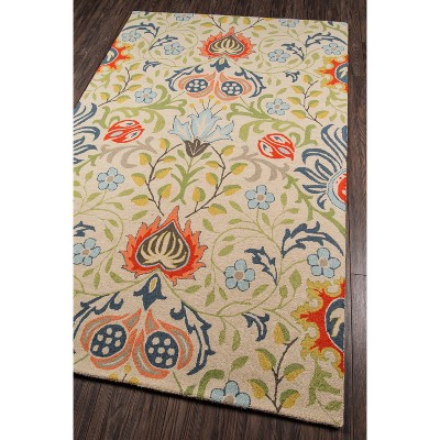 Multicolor Wool Floral Hand-Tufted 2'3" x 8' Runner Rug