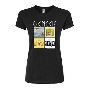 Women's - Genesis - Music Album Grid Fitted Graphic T-Shirt - 1 of 3