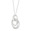 Silpada 'Soundwave' Sterling Silver Pendant Necklace, 18" + 2" - 2 of 4