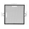 Sunnydaze Outdoor Camping or Backyard  Heavy-Duty Steel Square X-Marks Fire Pit Cooking Grilling Grate - 3 of 4