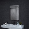 24x36” Aluminum Framed Rectangular Vanity Mirror, Oil Rubbed Bronze, Anti-Rust, Tempered Glass - 3 of 4