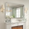 Apmir Rectangular Aluminum Alloy Framed and Tempered Glass Wall Bathroom Vanity Mirror in Matte Black/ Gold/ Silver/ Brown - 4 of 4