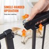 VEVOR Baby Gate,29.5"-37" Extra Wide,30" High, Dog Gate,Thru Auto Close Child Gate Pet Security Gate with Pressure Mount Kit and Wall Mount Kit, Black - 4 of 4