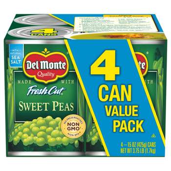 Del Monte Sweet Peas - 60oz / 4 pk