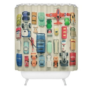 Deny Designs Kids' Cassia Beck Free Parking Shower Curtain - 1 of 3