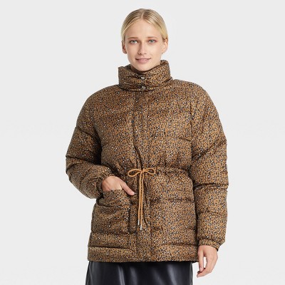 target brown puffer jacket