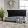 Storage Ottoman,Storage Ottoman Bench For Bedroom,Fabric End Of Bed Storage Bench, Button Tufted Footstool For Living Room Bedroom-Cuddlewood - 4 of 4