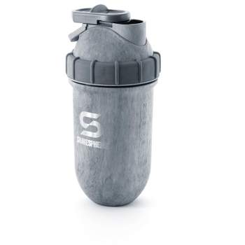 ShakeSphere Tumbler: Award Winning Protein Shaker Cup, 24oz ? Patented  Capsule Shape Mixing ? Easy to Clean ? No Blending Ball Needed ? BPA Free ?  Mix & Drink Shakes, Protein Powders (Rose Gold)