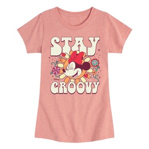 Girls' - Disney - Mickey & Friends Fitted Short Sleeve Graphic T-Shirt - 1 of 4