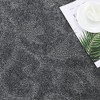 Shag Area Rug Floral Shaggy Rug Soft Thick Solid Carpet Boho Plush Fluffy High-Low Pile Rug - 4 of 4