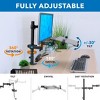 Mount-It! Laptop Pole Mount Tray | Full Motion Laptop Mount Fits Up to 15.6 Laptops | Universal Laptop Stand For Add On to Monitor Mounts - 4 of 4