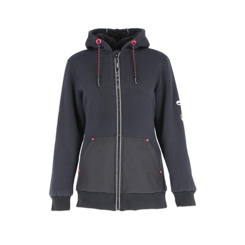 Superdry hybrid zip through hoodie