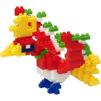 Kawada Nanoblock Pokemon Series Ho-Oh Micro-Sized Building Block Set