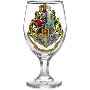 Paladone Products Ltd. Harry Potter Hogwarts Crest Color Change 14oz Water Glass - 1 of 4