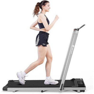 DeerRun 43*16 Inch Run Belt 3 in 1 3.0HP Powerful and Quiet Under Desk Treadmill, 300 lbs Capacity