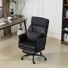 VINGLI Adult 100-130° Reclining Tall & Big Office Chair with Foot Rest & Adjustable Armrests, Ergonomic Comfy Wide-Seat Gamer Chair, Microfiber - 2 of 4