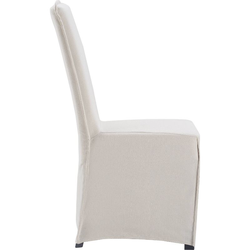 Set of 2 Grayson Slipcover Dining Chair Ivory - Finch, 3 of 7