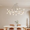 Airsurfer 41" Branch Chandelier - Adjustable Frosted Tube Pendant Light for Dining/Living Room (No Bulbs) - 3 of 4