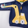 MyKids-USA Winter and Autumn Boys Cartoon Pattern Long Sleeves Zip-up Hooded Coat - 2 of 4