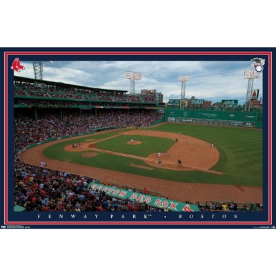 Trends International Mlb Boston Red Sox - Fenway Park 22 Framed Wall Poster  Prints : Target