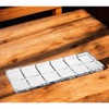 HomeRoots 13" Clear Rectangular Crystal Serving Tray - 2 of 4
