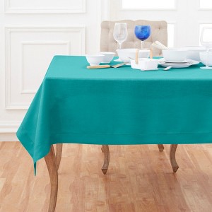Solino Home Linen Tablecloth | Classic Hemstitch - 1 of 4