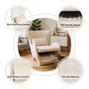 SKRAN 2 in 1 Pet Friendly Velvet Lounge Chair, Leisure Single Sofa Chair with Cat Bed and Lumbar Pillow for Living Room Bedroom Home Office - 4 of 4