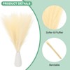 Unique Bargains Dried Plants Artificial Durable Small Fluffy Pampas Grass 7 Branches for Home, Office, Party 17.7 Inch - 2 of 4