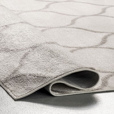 Nuloom Marta Geometric 4x6 Indoor Area Rug for Living Room Bedroom Dining Room Kitchen, Beige/Ivory