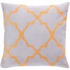 Mark & Day Muddy 20"H x 20"W Square Pillow Cover No Insert Coastal Yellow Throw Pillow - 2 of 2