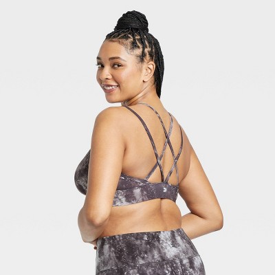 strappy sports bra target